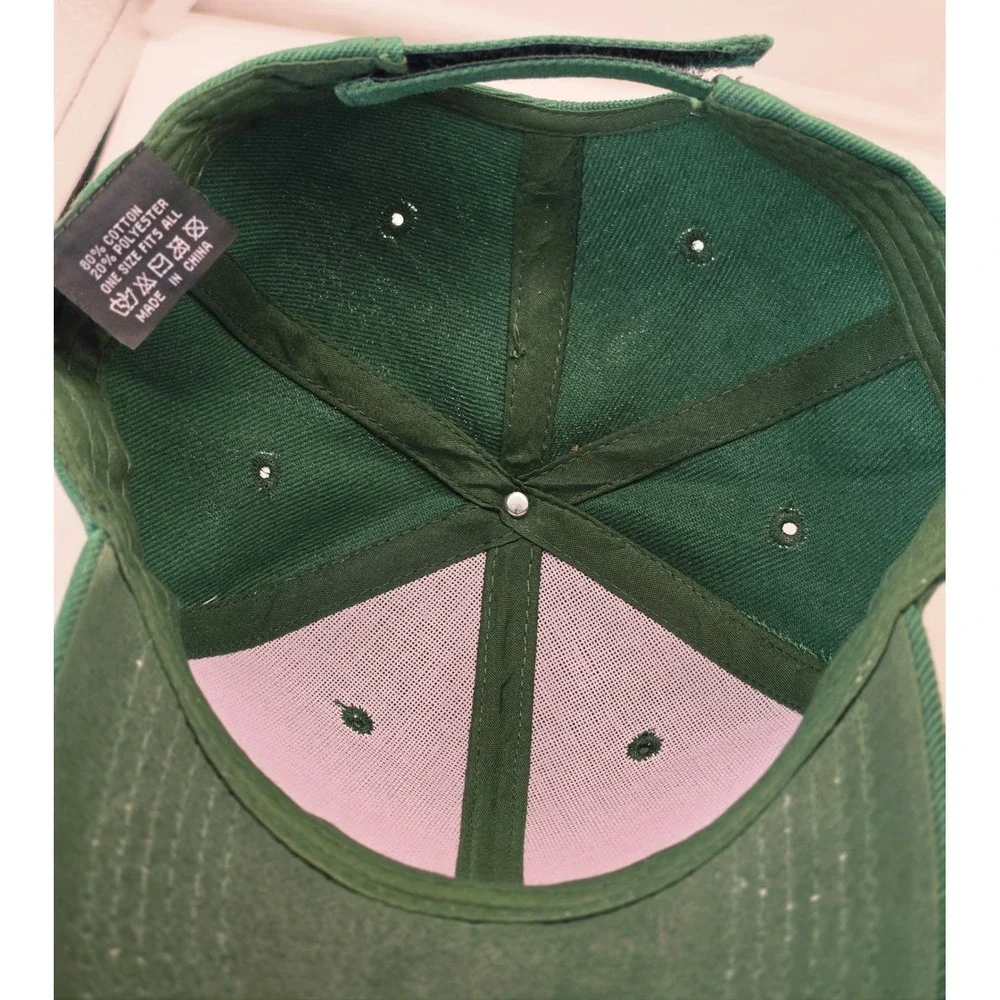 Philadelphia Eagles Green Adjustable Strapback Hat Embroidered Logo Mens OSFA